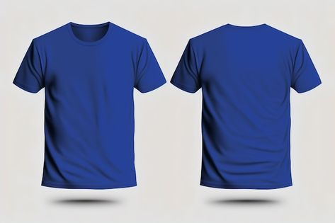 Plain Blue T Shirt, Rakel Sablon, Mockup Camisa, Navy Blue Tshirt, Royal Blue Shirt, Mock Up T Shirt, Plain Tee Shirts, Blue T Shirts, Jersey Mockup