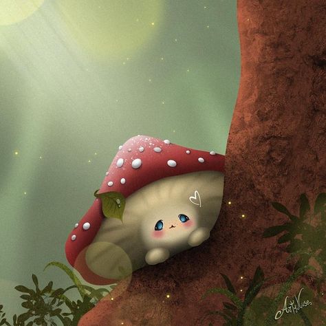 Mushroom Inspiration, Fantasy Cottagecore, Mushroom People, Fantasy Mushroom, Mushroom Painting, Creepy Crawlers, Mushroom Paint, Little Mushroom, Mushroom Forest