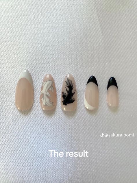 Gojo Suguru, Fish Nails, Cute Simple Nails, Anime Nails, Subtle Nails, Pretty Gel Nails, Soft Nails, Minimalist Nails, Dream Nails