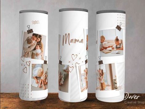 Mama Photo Tumbler Template | Mother Photo Tumbler Wrap | Sublimation for 20oz Skinny, Straight & Tapered Tumblers, Digital Download PNG Grandma Tumbler Wrap, Beige Png, Nana Birthday Gift, Mother Photo, Picture Cups, Grandma Photos, Mama Photo, Photo Tumbler, Nana Birthday