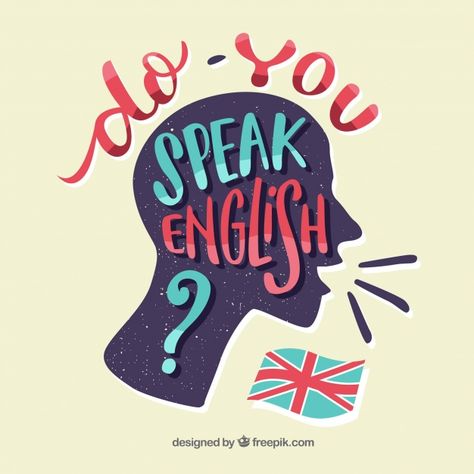 Do you speak english lettering background | Premium Vector #Freepik #vector #background #flag #typography #alphabet English Learning Course, Online English Speaking Course, Brain Math, English Wallpaper, English Logo, English Speaking Course, Professional English, Binder Cover Templates, Thankful Sign