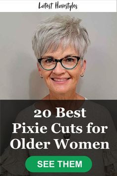 Pixie Cuts For Older Women, Kort Bob, Short Spiked Hair, Short Sassy Haircuts, Sassy Haircuts, Hair Gray, Pixie Haircut For Thick Hair, Short Grey Hair, Super Short Hair