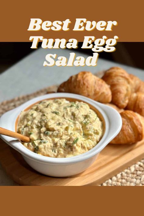 Tuna Egg Salad, Best Tuna Salad Recipe, Best Tuna Salad, Simple Salads, Sandwich Fillers, Tuna And Egg, Tuna Salad Sandwich, Healthy Food Menu, Meat Salad