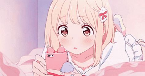 Pink Anime GIF - Pink Anime - Discover & Share GIFs Pink Anime Gif, Pink Gif, Pink Anime, An Anime, Gif, For Free, Bed, Anime, Pink