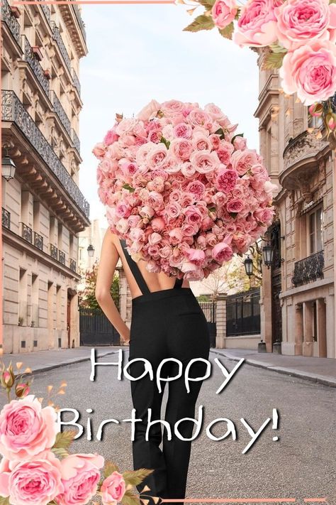 Happy Birthday Fashionista, Happy Birthday Frauen, Happy Birthday Style, Happy Birthday Drinks, Happy Birthday Bouquet, Happy Birthday For Her, Happy Birthday Wishes For A Friend, Birthday Gorgeous, Happy Birthday Flowers Wishes