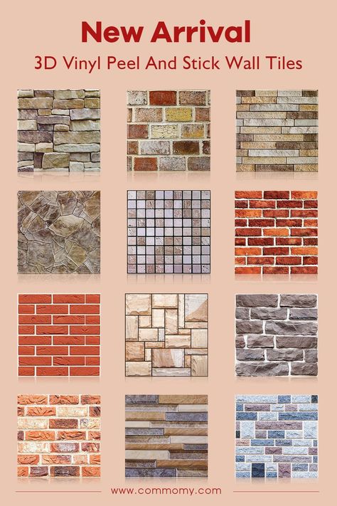 House Interior Wall Tiles Design, Vinyl Tiles On Wall, Tiles For Walls Outside, Tiles Wall Design Interiors, Tiled Exterior Wall, Bricks Design On Wall, Designer Tiles For Wall, Brick Wall Design Ideas Interiors, Outside Wall Tiles Design