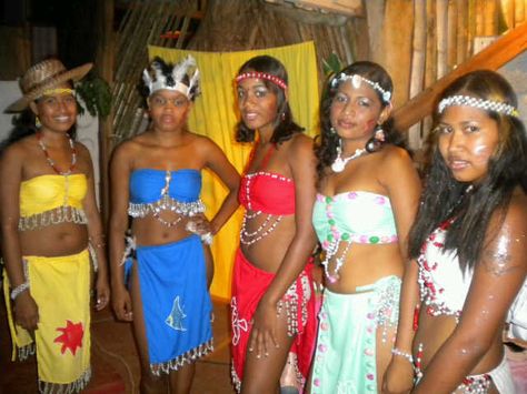 Photo of the indigenous people (also called Caribs or Kalinago Indians) of my original country - Dominica