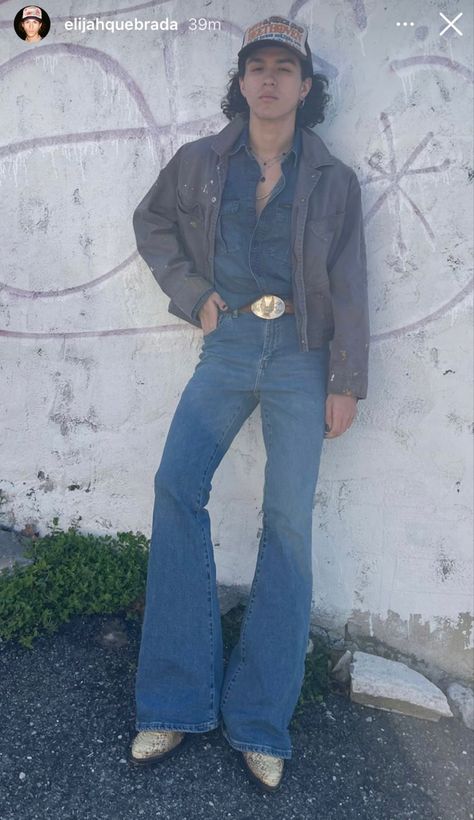 70s Style Men, 70s Outfits Men, 1980s Mens Fashion, Normcore Outfits, 70s Fashion Men, 70s Mens Fashion, 70s Inspired Outfits, Aesthetic Men, Western Outfits Men