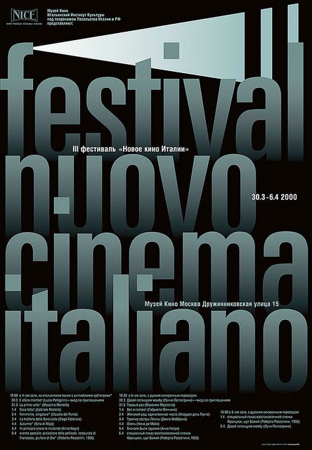 Italian Cinema, Film Festival Poster, Typo Poster, Typography Layout, Typography Poster Design, Typographic Poster, Type Posters, Typography Graphic, Festival Posters