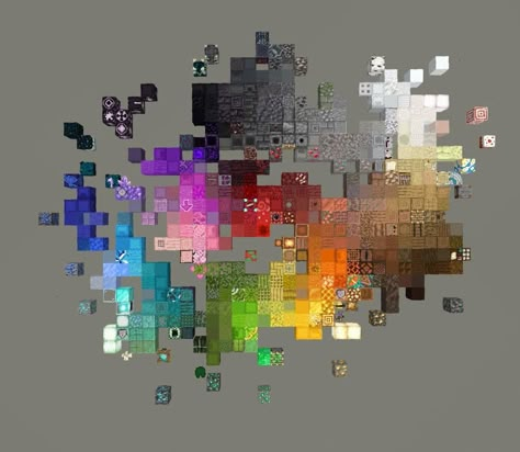 Source: https://www.reddit.com/r/Minecraft/comments/14jrc92/created_a_full_color_palette_for_all_the_blocks/ Minecraft Block Palette Diorite, Minecraft Fade Effect, Minecraft Building Gradient, Block Gradient Minecraft, Minecraft Ombre Blocks, Spruce Walls Minecraft, Minecraft Red Gradient, All Minecraft Blocks, Bright Minecraft Builds