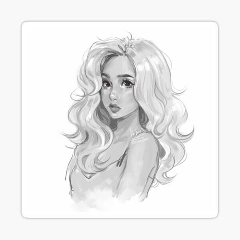 Long Hair Drawing, Hair Drawing, Pretty Drawings, Long Hairstyles, Art Styles, How To Draw Hair, A Drawing, Art Drawings Sketches, Art Reference Photos