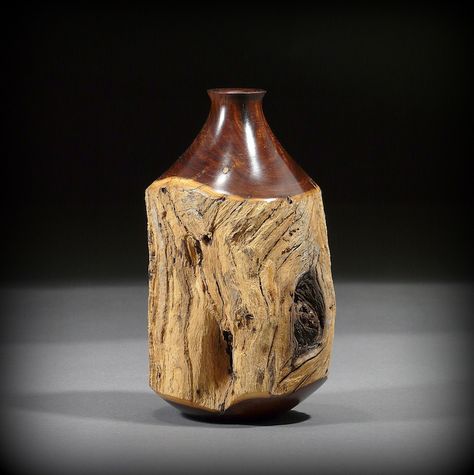 Ray Asselin Woodturned Vase, Wood Vases, Turned Vase, Wooden Vases, Woodturning Art, Wood Artwork, Turning Projects, Lathe Projects, Wood Vase