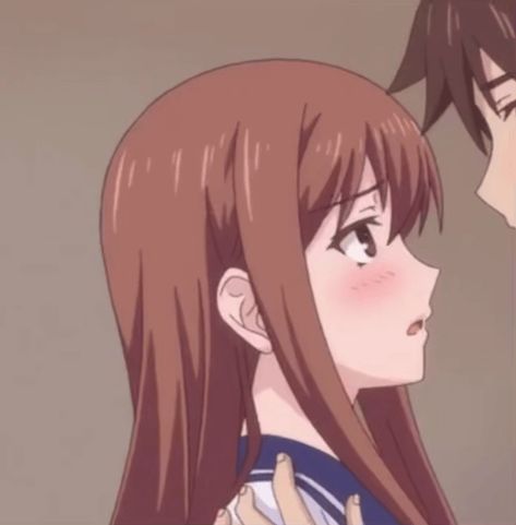 cropped & made by me : give credits to @sickobar on pinterest/whi f repost pleasee <3 anime : overflow 1366x768 Wallpaper Hd, Anime Kiss Gif, Bts Anime, Arte Do Kawaii, Best Anime Couples, Viva La Vida, Cute Anime Profile Pictures, Anime Love Couple, Cartoon Icons