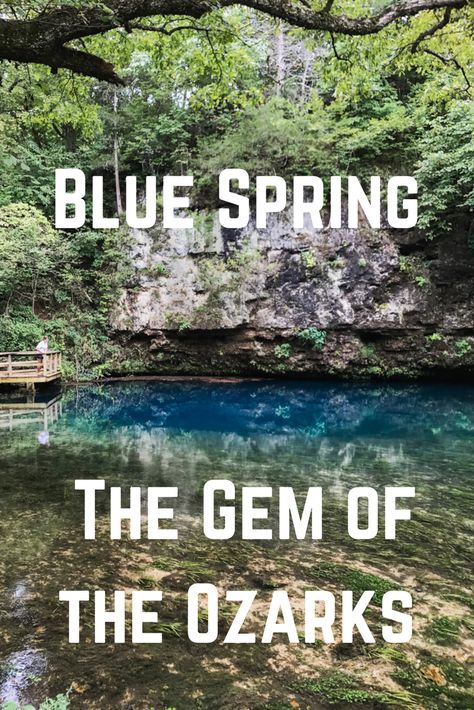 Blue Spring - A True Gem of the Ozarks - For the Love of Wanderlust Branson Missouri Vacation, Arkansas Waterfalls, Arkansas Road Trip, Arkansas Vacations, Missouri State Parks, Ozark National Forest, Ozarks Missouri, Arkansas Travel, Ozark Mountains