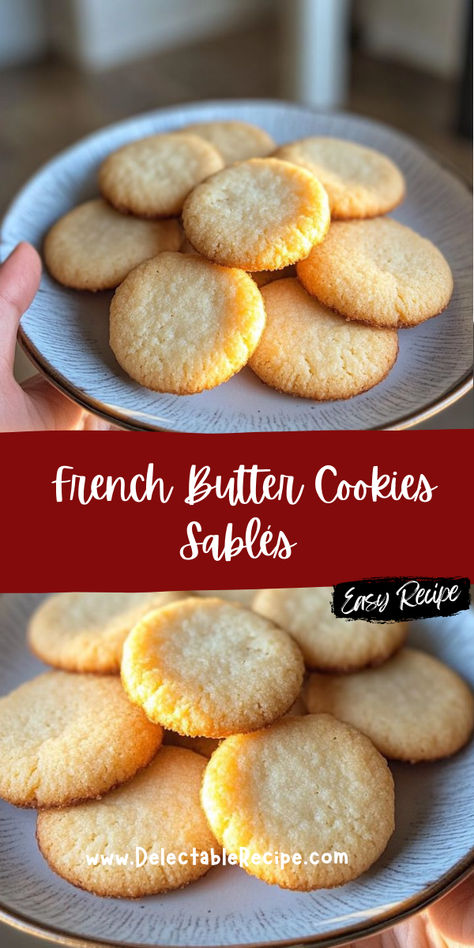 French Sable Cookies Recipe, Sable Cookies Recipe, Sable Cookie, French Laundry Restaurant, French Butter Cookies, Wedding Cookies Recipe, Walnut Cookie Recipes, Sable Cookies, Desserts Cookies