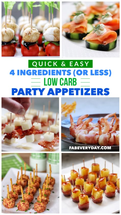 Appetizers Low Carb, Healthy Party Food, Appetizers Easy Finger Food, Finger Foods Easy, Low Carb Appetizers, Party Appetizers Easy, Appetizer Bites, Party Finger Foods, Party Appetizers