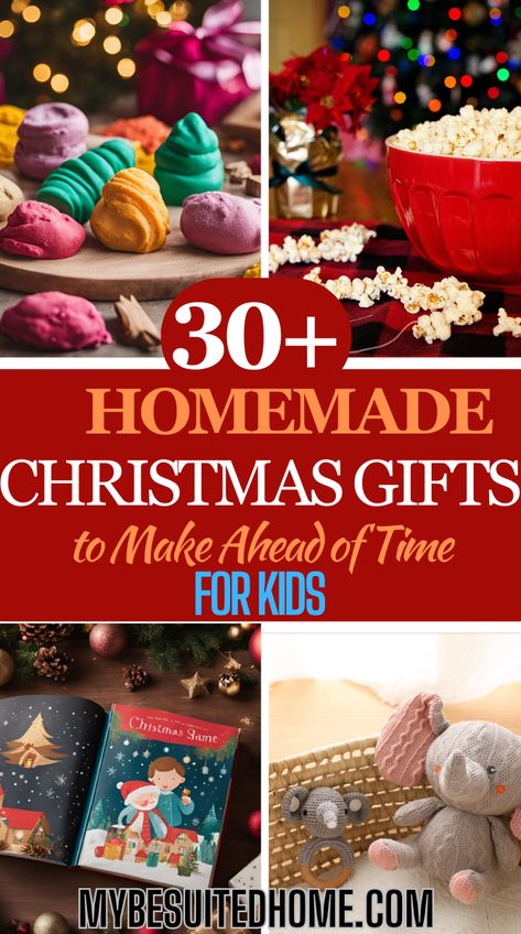 Check out 30+ delightful homemade Christmas gifts for kids to make now. Enjoy a stress-free holiday season with thoughtful, DIY presents. #ChristmasCrafts #DIYHolidayGifts #FestiveIdeas Christmas Crafts Presents Homemade Gifts, Handmade Gifts For Toddlers, Homemade Gifts For Toddlers, Handmade Christmas Gifts For Kids, Diy Kids Christmas Gifts, Homemade Christmas Gifts For Kids, Christmas Gifts Kids Can Make, Homemade Gifts For Kids, Gifts For Kids To Make