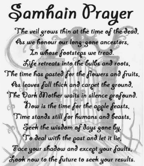 Samhain Prayer, Samhain Traditions, Celtic Paganism, Book Witch, Samhain Ritual, Pagan Holidays, Wiccan Sabbats, Witch Rituals, Magia Das Ervas