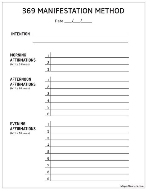 369 Manifestation Method Template, 369 Manifestation Template, 369 Manifestation Printable Free, 369 Method Manifestation, Project 369 Manifestation Journal, Free Manifestation Journal Template, Manifesting Template, Reiki Intentions, Manifest Template