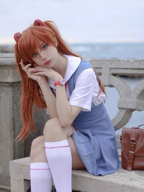 Asuka Cosplay, Cosplay Photoshoot, Evangelion Cosplay, Evangelion Art, Cosplay Characters, Anime Costumes, Open Your Eyes, Cute Cosplay, Best Cosplay