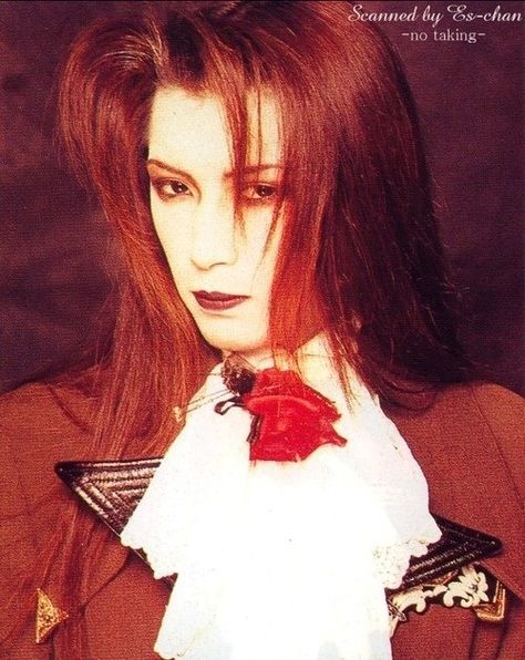 ♔ GACKT♔ Malice Mizer, Nara, The Story, Japan, Makeup, Red, Hair, Black, Make Up