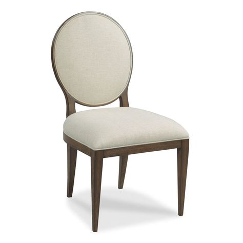 Ovale Side Chair - Woodbridge Dining Room Images, Woodbridge Furniture, Fancy Shop, Mirror Shop, Furniture Showroom, Upholstered Fabric, Wood Bridge, Kitchen & Dining Chairs, Furniture Removal