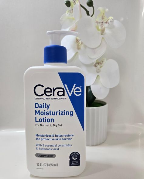 I've been using CeraVe Moisturizing Lotion for a few months now, and it has become a staple in my skincare routine. Here's why: ✨ Super Hydrating: Thanks to hyaluronic acid and ceramides, my skin feels incredibly moisturized all day. Ceramides locks in skin's moisture and helps restore the protective barrier. ✨ Gentle: It's fragrance-free and non-irritating, perfect for sensitive skin. ✨ Non-Greasy: It absorbs well without leaving a greasy residue, making it suitable for oily skin. Overall,... Moisturizer Cerave, Cerave Moisturizing Lotion, My Skincare Routine, Moisturizing Lotion, Moisturizer For Oily Skin, Moisturizing Lotions, Daily Moisturizer, Fragrance Free, My Skin