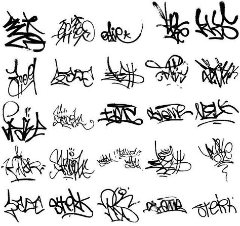 Tuts + Premium 25 Graffiti Tags Graffiti Alphabet Styles, Alphabet Graffiti, Graffiti Tags, Graffiti Names, Graffiti Lettering Alphabet, Graffiti Art Letters, Graffiti Text, Graffiti Logo, Graffiti Words