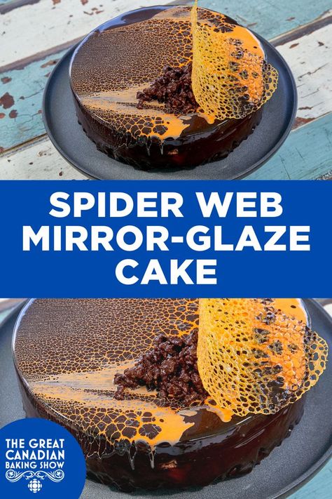 Canadian Baking, Mirror Glaze Recipe, White Food Coloring, Glaze Cake, Mirror Glaze Cake, Mirror Cake, Mirror Glaze, Glaze Recipe, Chocolate Cinnamon