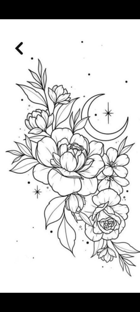 Chest Tattoo Female Upper, Earthy Tattoos, Wrap Around Tattoo, Tattoo Outline Drawing, Upper Arm Tattoos, Chest Tattoos For Women, Floral Tattoo Sleeve, Tattoo Stencil Outline, Floral Tattoo Design