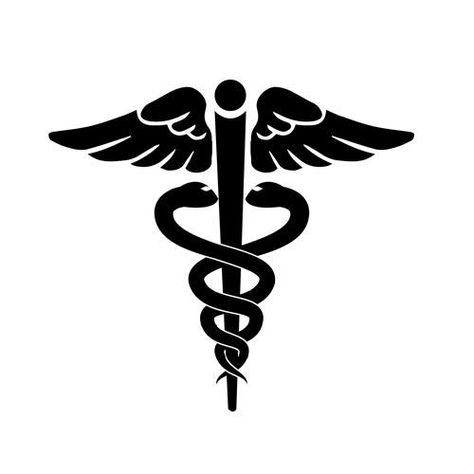 Caduceus Tattoo, Symbol Of Medicine, Sport Medicine, Nurse Symbol, Caduceus Symbol, Nurse Tattoo, Make Your Own Calendar, Medical Wallpaper, Free Printable Flash Cards