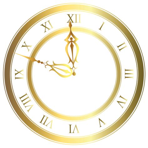 Cinderella Baby Shower, Cinderella Play, Clock Png, Clock Clipart, New Year Clock, Gold Vector, Fairytale Party, Christmas Clock, Classic Clocks