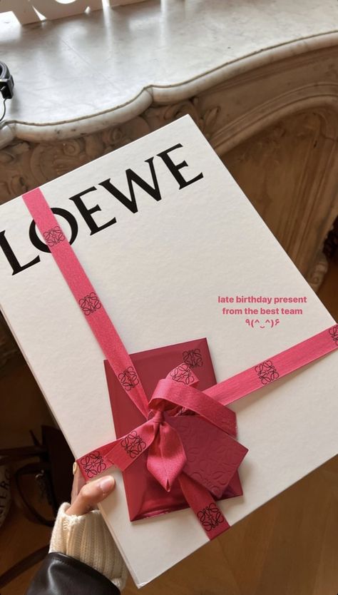 The Row Packaging, Loewe Packaging, Pr Package Ideas, Pr Packages Aesthetic, Loewe Branding, Pr Package, Pr Kit, Luxury Packaging Design, Late Birthday