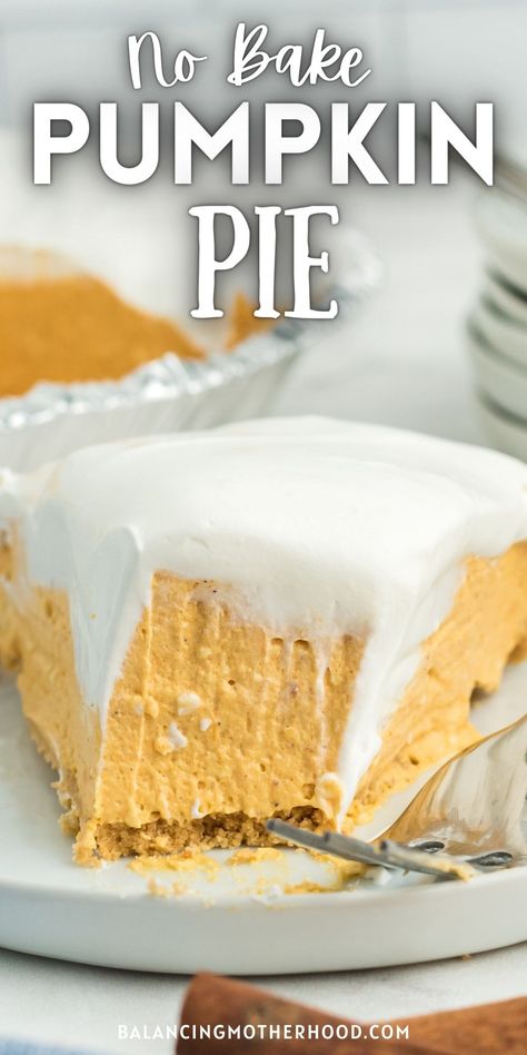 No Bake Cream Cheese Pumpkin Pie, No Bake Pumpkin Cheesecake With Cool Whip, Pumpkin Cream Pie No Bake, Cool Whip Pumpkin Pie, Pumpkin Cheese Pie, Pumpkin Pie No Bake, Easy No Bake Pumpkin Pie, Pumpkin Pudding Pie, Pumpkin Chiffon Pie Recipe