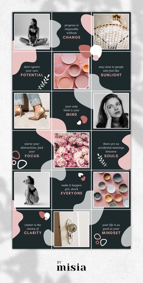 Instagram Grid Layout, Messages Instagram, Instagram Grid Design, Inmobiliaria Ideas, Instagram Puzzle Template, Instagram Design Layout, Instagram Feed Planner, Instagram Feed Layout, Puzzle Template