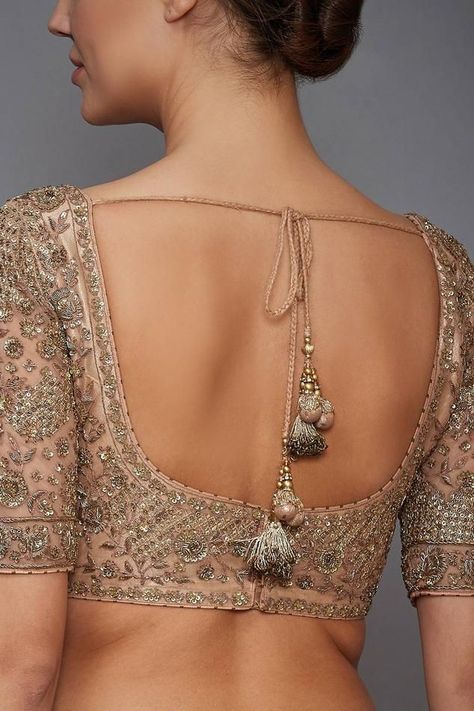 Embroidered Saree Blouse, Leaf Sleeve, Netted Blouse Designs, Long Blouse Designs, Simple Saree Designs, Latest Blouse Designs Pattern, Women Saree, Backless Blouse Designs, New Saree Blouse Designs