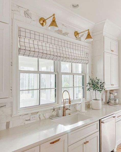 Kitchen Window Above Sink, Kitchen Windows Above Sink Ideas, Kitchen Sink Window Treatments, Kitchen Windows Above Sink, Window Above Kitchen Sink, Window Over Kitchen Sink, Kitchen Sink Curtains, Above Kitchen Sink, Kitchen Sink Lighting