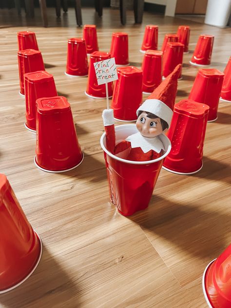 Elf With Weights, I Cup Elf On The Shelf, Elf On The Shelf Floss Ideas, Burrito Elf On The Shelf, Simple Elf On The Shelf Return Ideas, Elf On The Shelf Life Savers, Solo Cup Elf On The Shelf, Elf On The Shelf Ideas Donut Holes, Elf On The Shelf With Action Figures