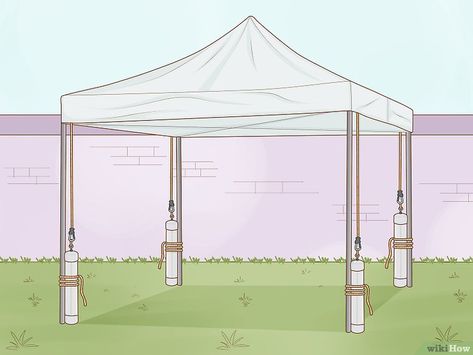 Weights For Tents Canopies Diy, Diy Tent Weights Craft Booths, Canopy Weights Diy Ideas, Pop Up Canopy Hacks, Pvc Wagon, Tent Weights Diy, Canopy Hacks, Scentsy Booth, Outdoor Upgrades