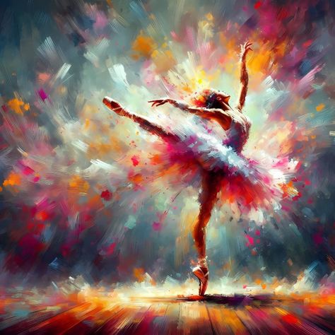 Movement of Dance Seven - DarkirStorm Movement Painting, Nutcracker Art, Dancer Artwork, Ballerina Art Paintings, Dance Artwork, Expressive Painting, Dance Painting, Dancer Art, Dance Wallpaper