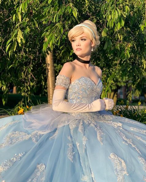 Cinderella Princess Dress, Cinderella Cosplay Dress, Cinderella Ballgown, Disney Princess Dress, Cinderella Characters, Cinderella Cosplay, Disney Princess Cosplay, Egypt Fashion, Satin Gloves