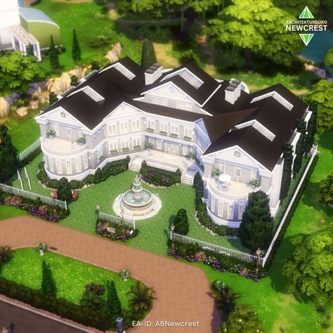 Sims 4 Basegame Mansion in the gallery now! 🎉 In my last story poll some of you asked if I could do a basegame house for the Sims. I have done a few smaller houses without any expansion packs. But not something as huge as this villa. So... welcome to the "Luxury Basegame Mansion"! This lot is: 🛋 Fully furnished 🍀 Functional & playtested 🏘 Basegame only, no packs ✅ No CC 📐 50x50 You can download it for free from the gallery. My EA-ID is ABNewcrest 🌿 #sims4basegame #thesims4 #lessims4 #los... Sims 4 Houses 50x50, Smaller Houses, Sims 4 Houses, The Sims4, My Last, The Gallery, The Sims, Small House, Mansion