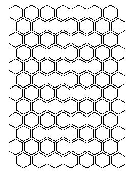 1 Inch Hexagon Pattern (matches the 1/2 inch size from paper pieces) Free Hexagon Template, Geometric Hexagon Pattern, Cover Ups Tattoo, Hexagonal Geometric Pattern, Hexagon Vector Design, Honeycomb Tattoo, Geometric Pattern Hexagon, Hexagon Tattoo, Geometric Tattoo Pattern