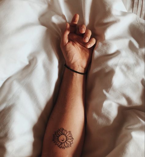 Male Sunflower Tattoo, Men’s Sunflower Tattoo Ideas, Men’s Sunflower Tattoo, Men Sunflower Tattoo, Forearm Tattoo Sunflower, Mens Sunflower Tattoo, Sunflower Tattoo For Men, Sunflower Tattoo Men, Samurai Quotes