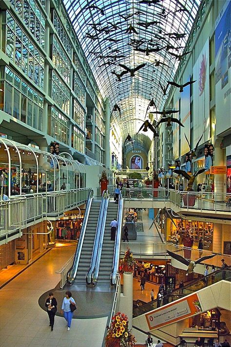 Go shopping at Eaton Centre - Things to Do in Toronto, Canada: http://www.ytravelblog.com/things-to-do-in-toronto/ Things To Do In Toronto, Eaton Centre, Toronto Travel, O Canada, Toronto Ontario, Canada Travel, Toronto Canada, Ontario Canada, Aruba