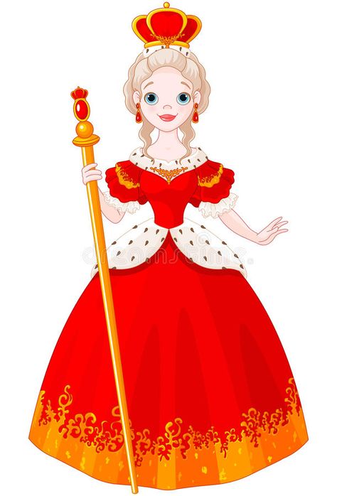 Majestic Queen. Illustration of cute majestic Queen , #AFF, #Queen, #Majestic, #Illustration, #majestic, #cute #ad Mic Clipart, Medieval Series, Queen Clipart, Funny Princess, Queen Drawing, Princess Printables, Drawing Lessons For Kids, Queen Outfit, Puppet Crafts