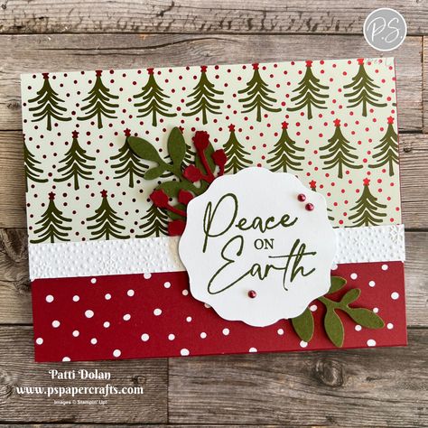 Stampin Up Iconic Celebrations Dsp, Stampinup Christmas Cards, Cardstock Projects, Cricut Christmas Cards, Handcrafted Christmas Cards, Christmas Classics, Stamped Christmas Cards, Simple Christmas Cards, Quilling Christmas