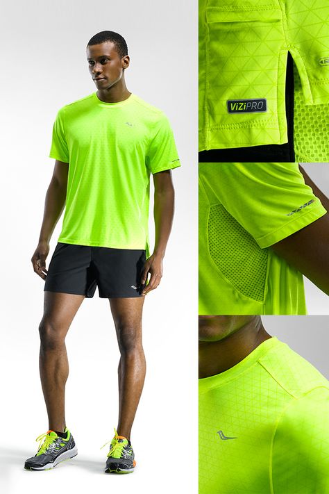 Look 11 http://www.saucony.com/en/men%27s-look-%2311/ Active Wear Men, Mens Sportswear Fashion, Sport Wear Mens, Mens Activewear Fashion, Athletic Wear Outfits, Mens Running Clothes, Running Outfit Men, Men Gym Wear, Sports Fashion Design