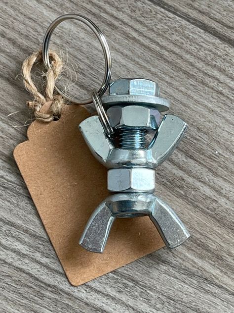 Dad Keyring, Bolt and Nut Keychain, Custom Nut Gift, Shed Key, Man Cave Gift, Daddy Gift, Gift for Grandad, Fathers Day Gift, Gift From Kids - Etsy UK Nuts Gift, Man Cave Gifts, Man Cave, Metal Art, Fathers Day Gifts, Fathers Day, Shed, Key