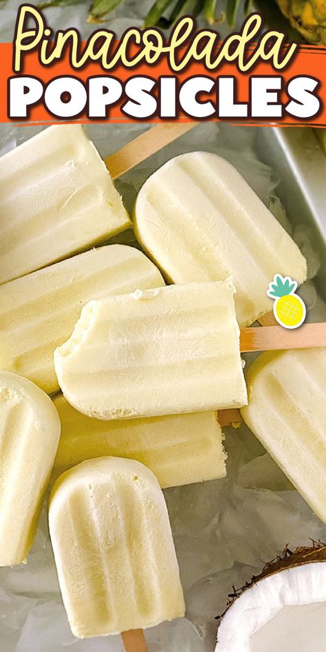 Banana Popsicle Recipes, Watermelon Sorbet Recipes, Banana Popsicles, Fruit Popsicles, Homemade Popsicles, Sorbet Recipes, Fresh Pineapple, Popsicle Molds, Popsicle Recipes